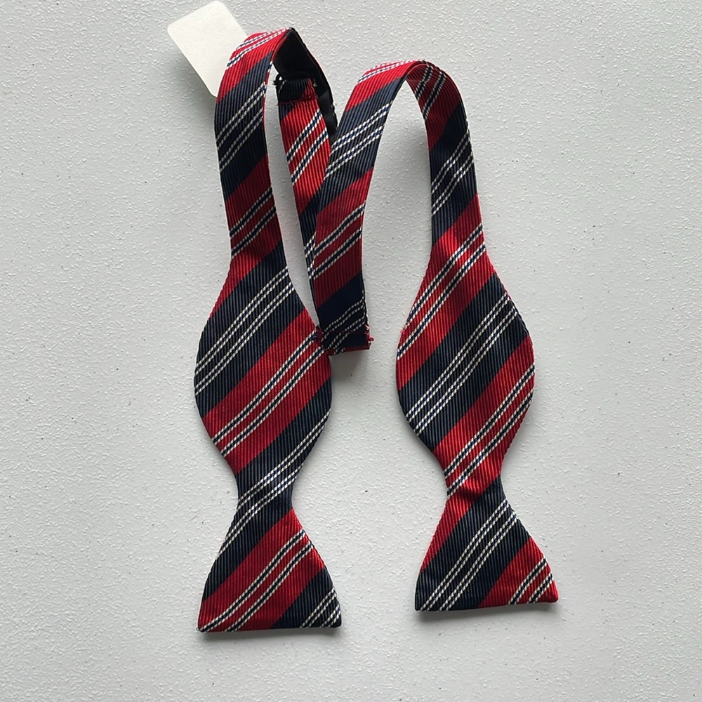 Fredrick Theak large butterfly silk Bow tie